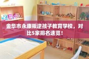 金华市永康叛逆孩子教育学校，对比5家排名速览！