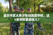 金华市武义青少年训练营学校，这5家学校表现惊人！
