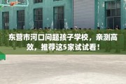 东营市河口问题孩子学校，亲测高效，推荐这5家试试看！