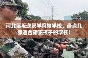 河北区叛逆厌学管教学校，盘点几家适合矫正孩子的学校！