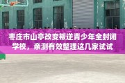 枣庄市山亭改变叛逆青少年全封闭学校，亲测有效整理这几家试试