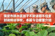 保定市徐水区孩子不听话管不住全封闭特训学校，本篇今日隆重介绍！
