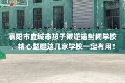 襄阳市宜城市孩子叛逆送封闭学校，精心整理这几家学校一定有用！