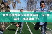 丽水市莲都青少年管理学校，这5家学校，惊艳到我了！