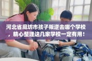 河北省廊坊市孩子叛逆去哪个学校，精心整理这几家学校一定有用！