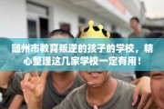 随州市教育叛逆的孩子的学校，精心整理这几家学校一定有用！
