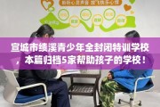 宣城市绩溪青少年全封闭特训学校，本篇归档5家帮助孩子的学校！