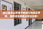 浙江省舟山市孩子叛逆行为矫正学校，提供详见的观点对比分析！