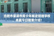 合肥市巢湖市青少年叛逆管理学校，本篇今日隆重介绍！
