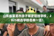 山东省莱芜市孩子叛逆管理学校，2025精选学校名单一览！