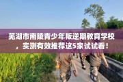芜湖市南陵青少年叛逆期教育学校，实测有效推荐这5家试试看！