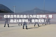 石家庄市高邑县行为矫正学校，精选这5家学校，使用无忧！