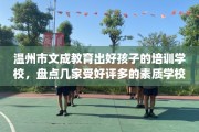 温州市文成教育出好孩子的培训学校，盘点几家受好评多的素质学校