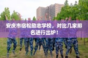 安庆市宿松励志学校，对比几家排名进行出炉！