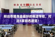 邢台市隆尧县最好的叛逆学校，对比5家排名速览！