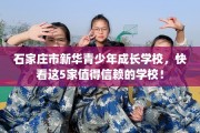 石家庄市新华青少年成长学校，快看这5家值得信赖的学校！